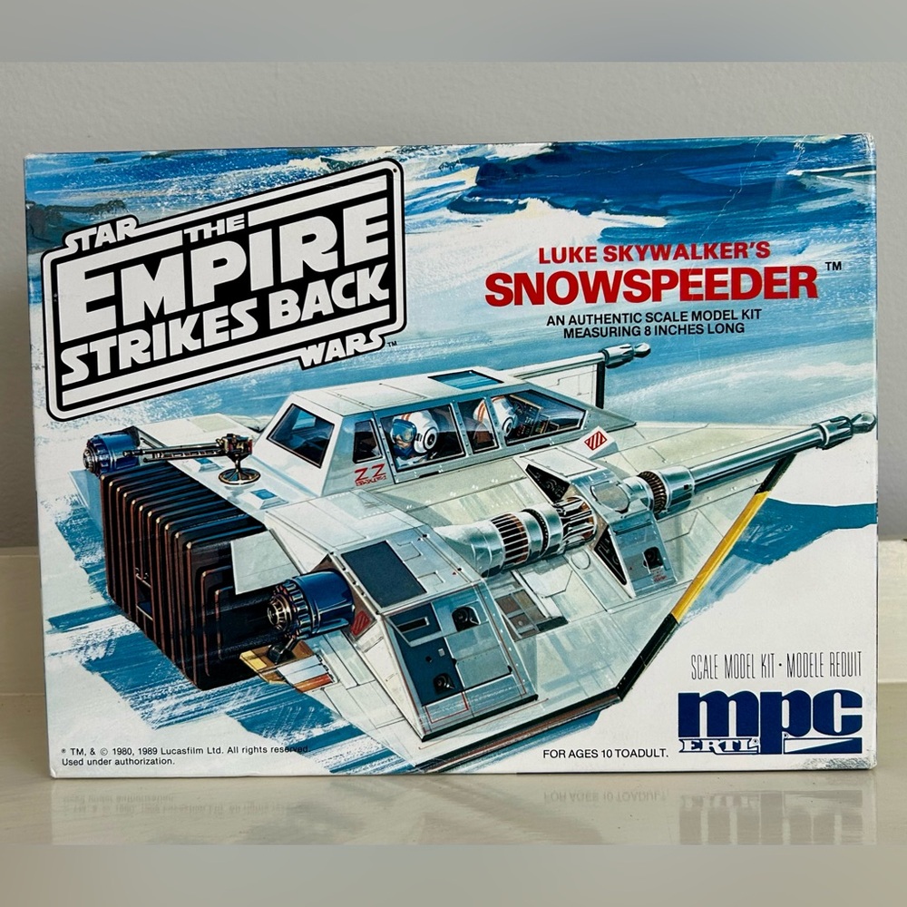 Vintage Star Wars Luke Skywalker’s Snowspeeder Scale Model Kit, new in box